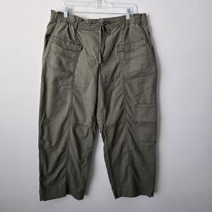 Pilcro Anthropologie Cropped Army Pants